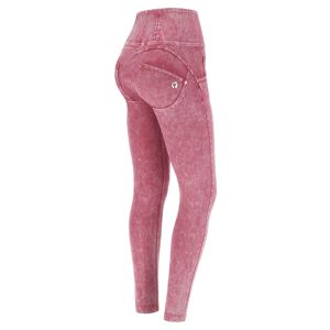 Freddy Jeans WR.UP® vita alta in bull denim navetta marble wash Rose Wine Donna Extra Large
