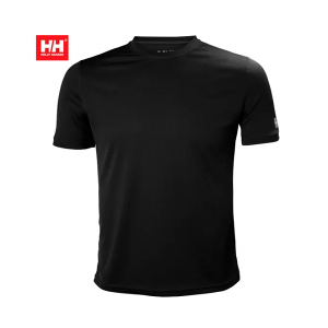 Helly Hansen T-Shirt Tech in tessuto tecnico nero 2XL