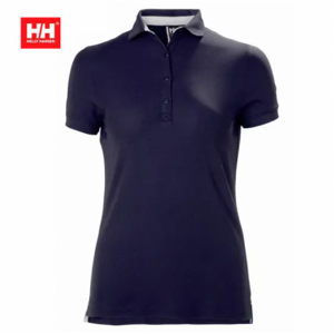 Helly Hansen Polo Crewline da donna blu manica corta in tactel M