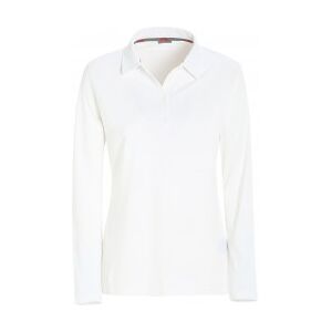 Slam Polo da donna Tech Pique Ls bright white S