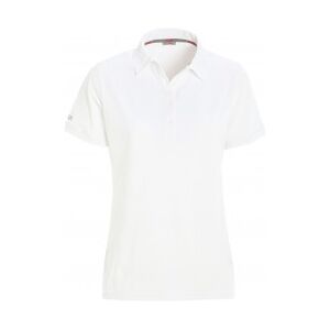 Slam Polo da donna Tech Pique Ss bright white L