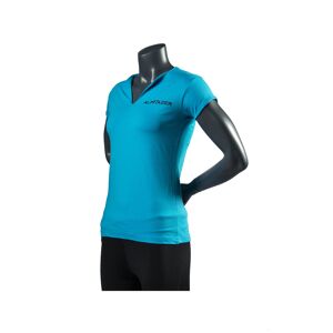 ALPHAZER OUTFIT T-Shirt Collo V Donna Colore: Azzurro S