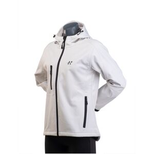 ALPHAZER OUTFIT Giacca Soft Shell Donna Con Cappuccio V.2 Colore: Bianco M