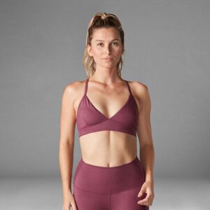 TAVI Top Reggiseno Pilates e Yoga Bordeaux Perlato Medium