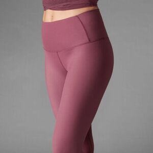 TAVI Leggings lunghi a vita alta Bordeaux Garnet Pearl Small