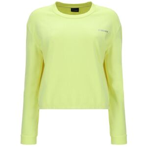 Freddy Felpa Palestra Girocollo Giallo Fluo Donna M