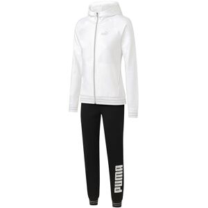 Puma Tuta Sportiva Con Cappuccio Bianco Donna XS