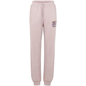 Fila Pantaloni Con Polsino Logo Multicolore Lilla Donna M