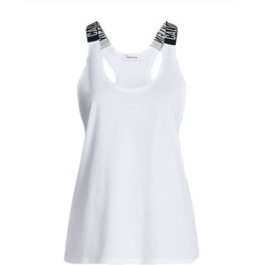 Calvin Canottiera Logo Back Bianco Donna XS