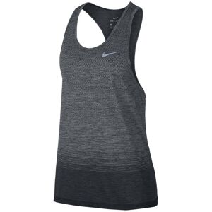 Nike Canotta Donna Run Df Knit Nv Anthracite/Wolf Grey S