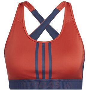 ADIDAS reggiseno sportivo 3stripes rosso donna XS