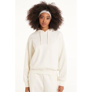 Tezenis Felpa Pesante Manica Lunga con Cappuccio Donna Naturale Tamaño M