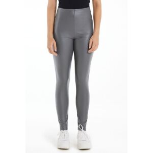 Tezenis Leggings Termici Effetto Spalmato Donna Metallico Tamaño M