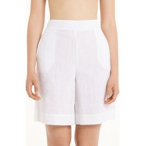 Tezenis Bermuda in 100% Cotone Super Leggero Donna Bianco Tamaño L