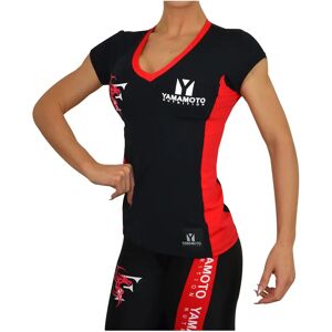 YAMAMOTO OUTFIT Fitness V-Shirt Yamamoto® FlexLewis™ Series Colore: Rosso/Nero 