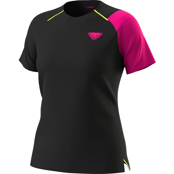 dynafit dna w - t-shirt trail running - donna black/pink s