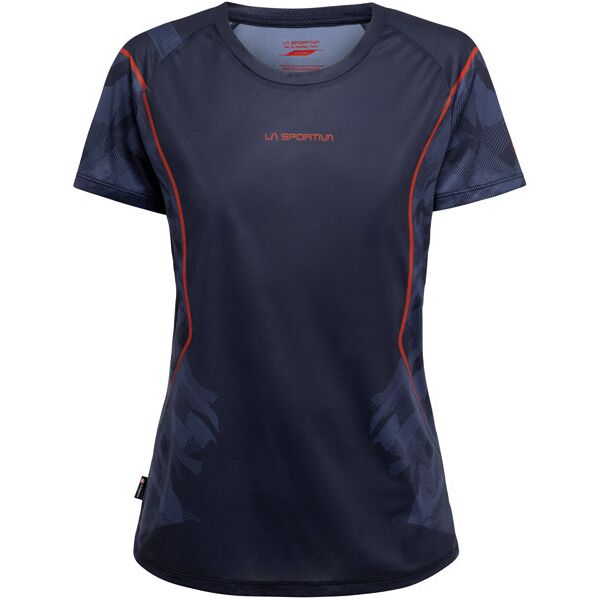 la sportiva pacer w - t-shirt trail running - donna dark blue s