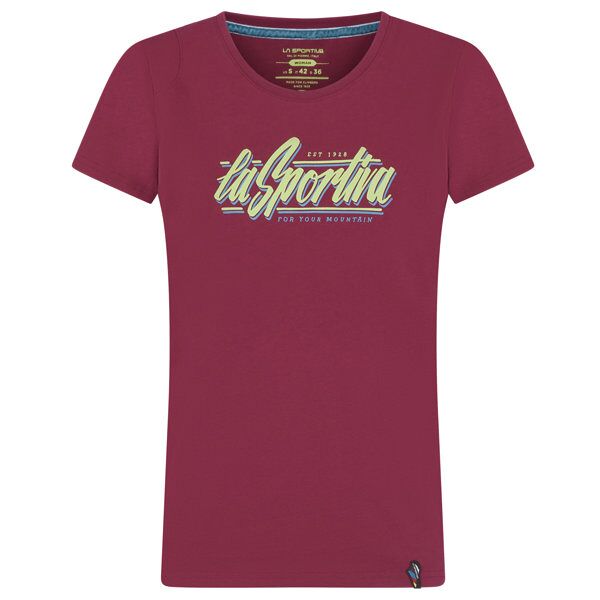 la sportiva retro - t-shirt arrampicata - donna red xs