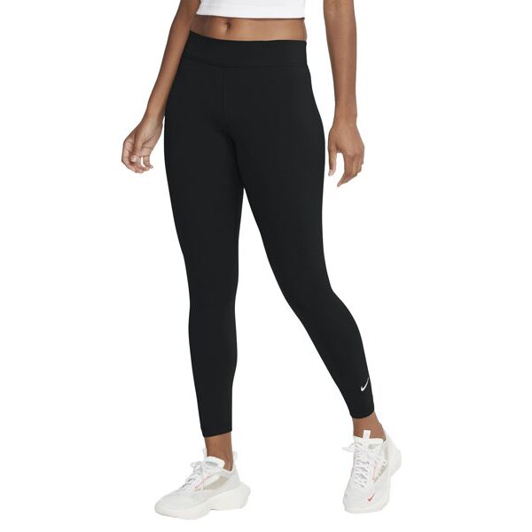 nike w nsw essntl lggng 7/8 lbr mr - pantaloni fitness - donna black xs