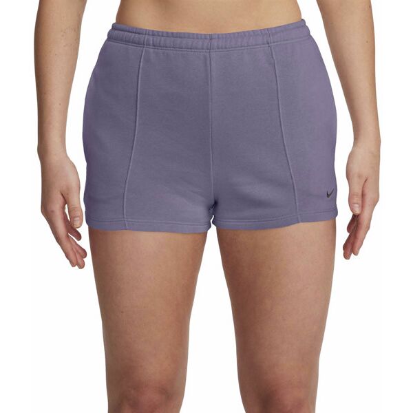 nike sportswear chill terry w - pantaloni fitness - donna purple m