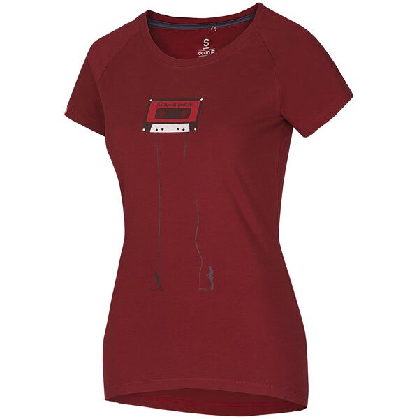 ocun raglan t - t-shirt - damen dark red l