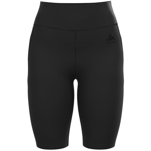 odlo ascent medium support - pantaloni corti trekking - donna black s