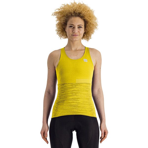 sportful giara - top ciclismo - donna yellow xs