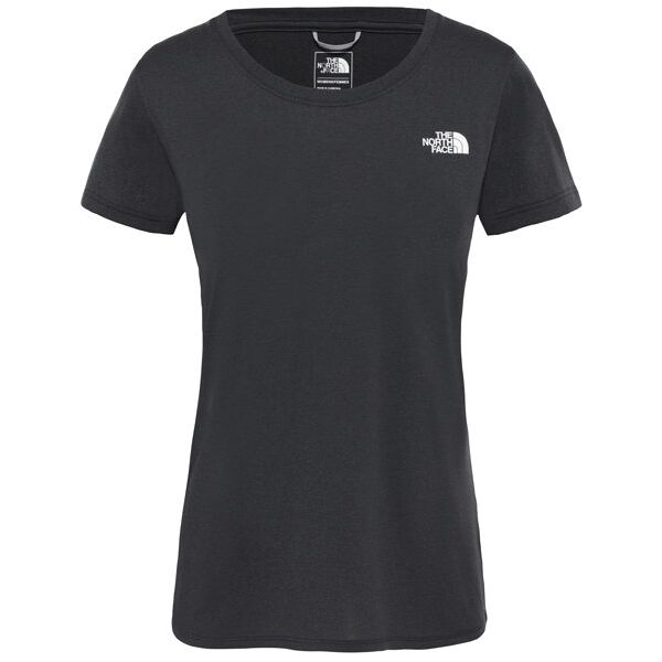 the north face w reaxion amp crew - t-shirt - donna black l