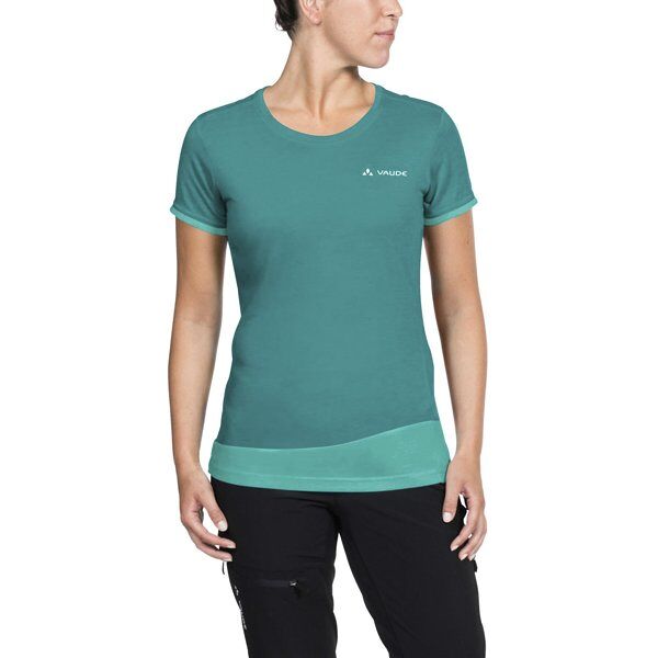 vaude sveit - t-shirt trekking - donna green/light green 36