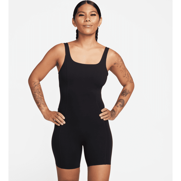 nike body corto dri-fit  zenvy – donna - nero