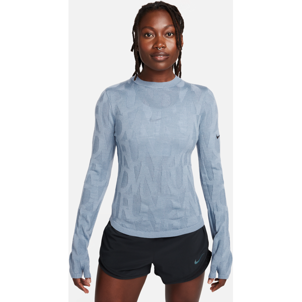 nike capo midlayer da running  running division – donna - blu