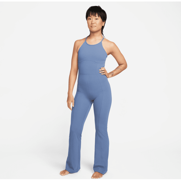 nike body svasato a tutta lunghezza dri-fit  zenvy – donna - blu