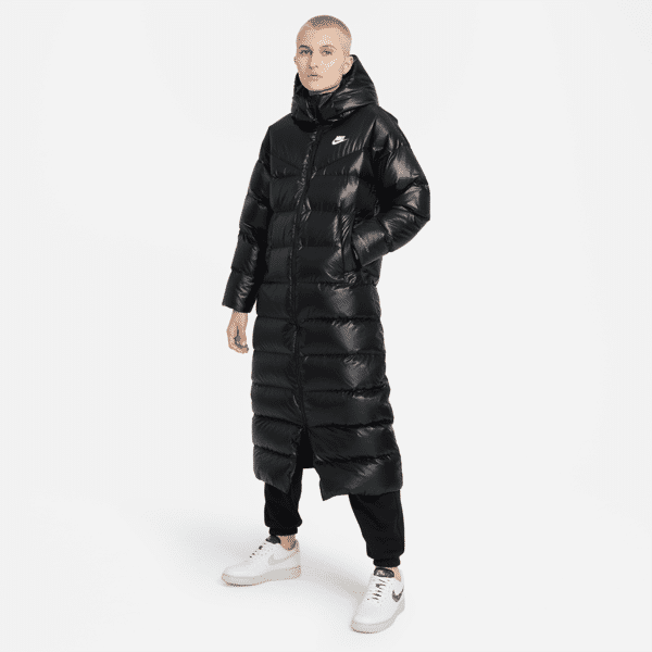 nike parka  sportswear therma-fit city series - donna - nero