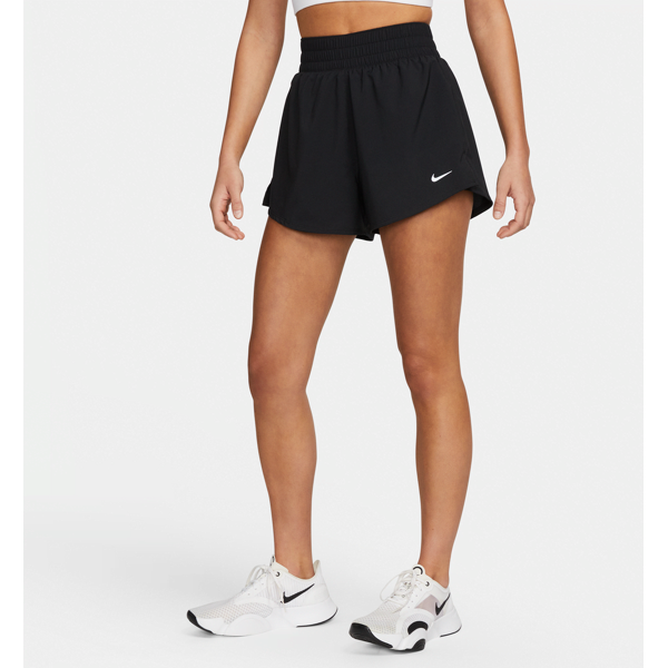 nike shorts dri-fit 2-in-1 a vita alta 8 cm  one – donna - nero