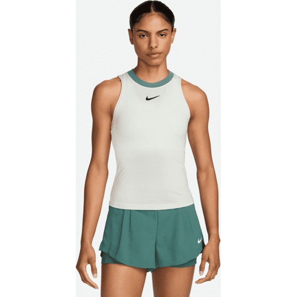 nike canotta da tennis dri-fit court advantage – donna - verde