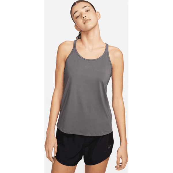 nike canotta con spalline incrociate sul retro dri-fit  one classic – donna - grigio