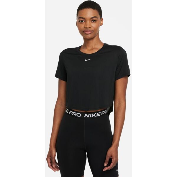 nike crop top one nero donne dd4954-010 l