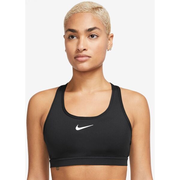 nike reggiseno sportivo swoosh nero donne dx6821-010 xs