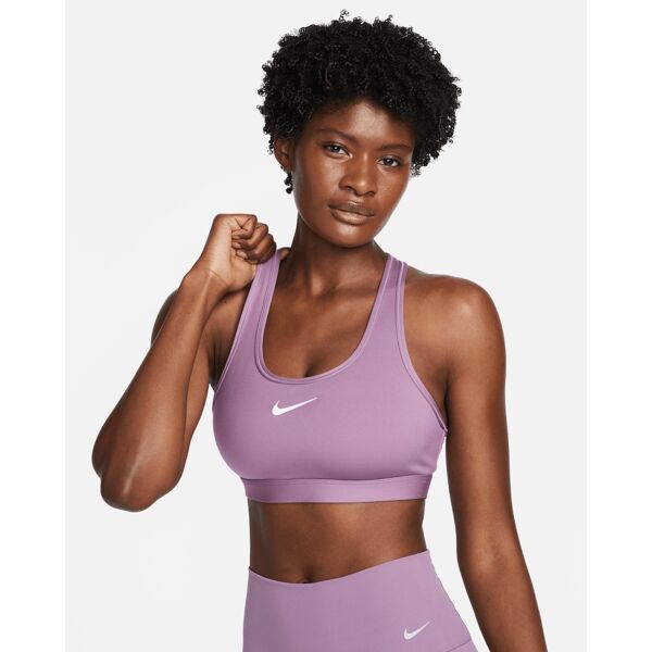 nike reggiseno swoosh viola donne dx6821-536 s