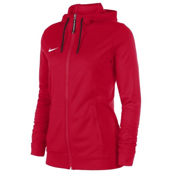 nike giacca con cappuccio da basket team rosso donne nt0214-657 l