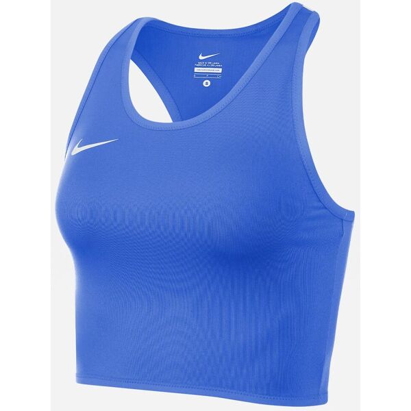 nike canotta da running stock blu reale per donne nt0312-463 l