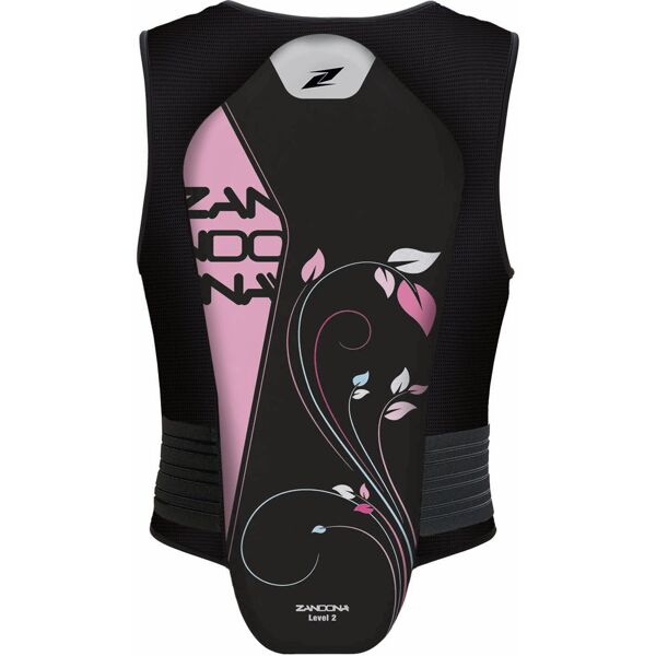 zandona soft active evo leaves gilet donna nero porpora l