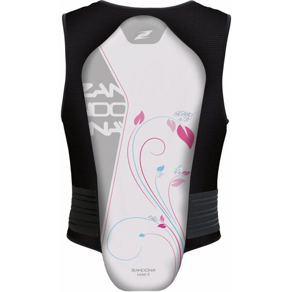 zandona soft active evo leaves gilet donna nero bianco m