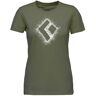 Black Diamond W Chalked Up 2.0 SS - T-shirt - donna Dark Green S