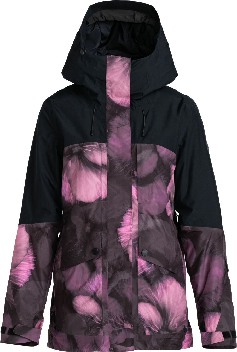 Roxy GORETEX GLADE PRINTED TRUE BLACK PANSY PANSY M