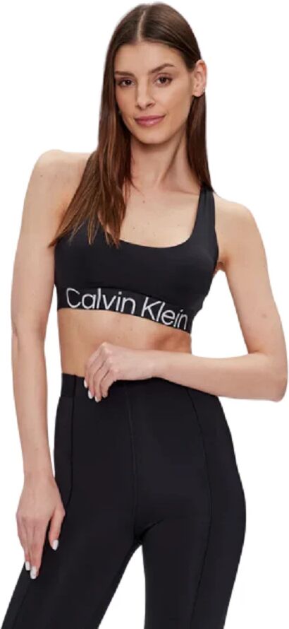 Calvin Top Sportivo Donna Art. 00gws3k115 P-E 23 Colore E Misura A Scelta CK BLACK