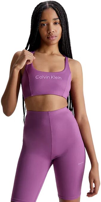 Calvin Reggiseno Sportivo Donna Art 00gws3k119 P-E 23 Colore E Misura A Scelta AMETHYST