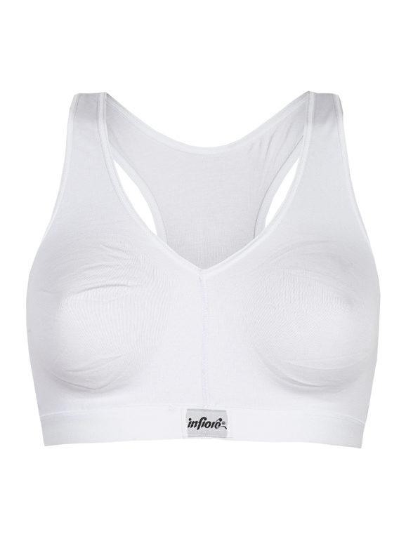 Infiore brassière sportiva Reggiseni donna Bianco taglia L