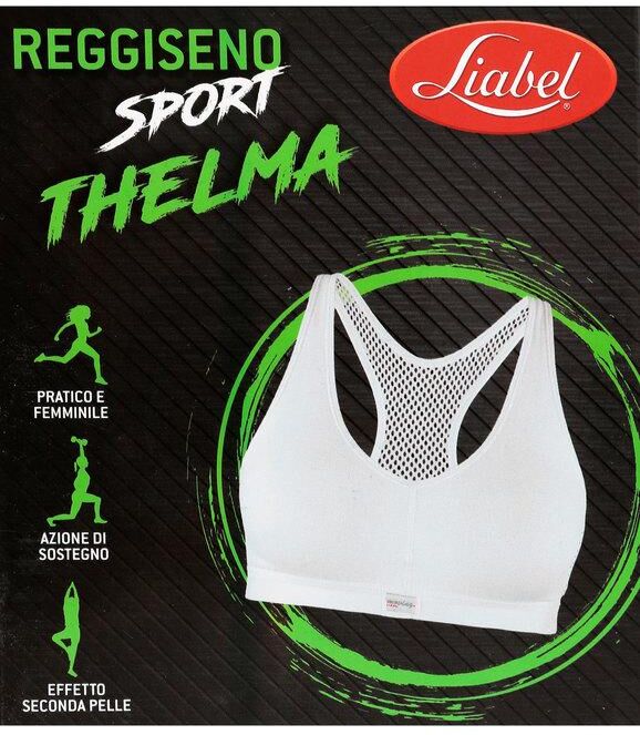 Liabel Brassiere sportivo THELMA Reggiseni donna Bianco taglia S