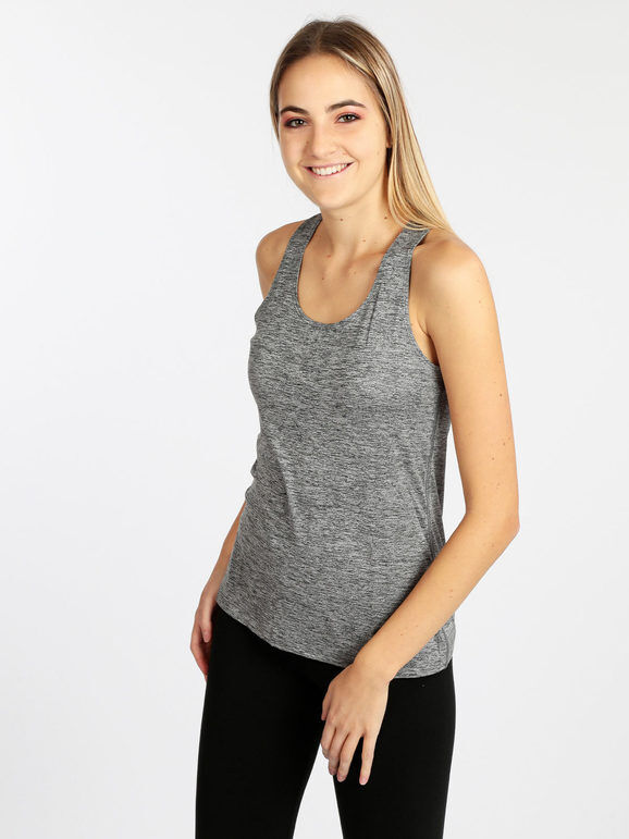 Freddy Canotta donna sportiva T-Shirt e Top donna Grigio taglia M